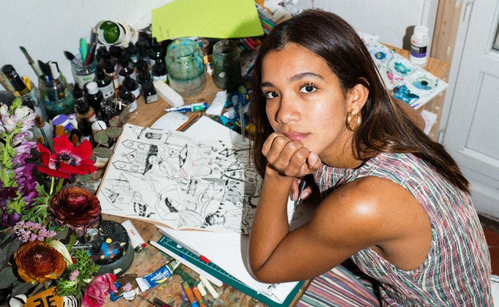 Aquarius, uma pintura de Nayara Barros