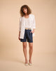 Pleated Linen Shorts
