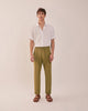 Pleated Silk Trousers