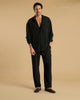 Oversized Long-Sleeved Silk Shirt