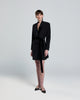 Vestido Seda Smoking Veludo