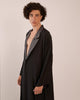 Blazer Collar Silk Tunic